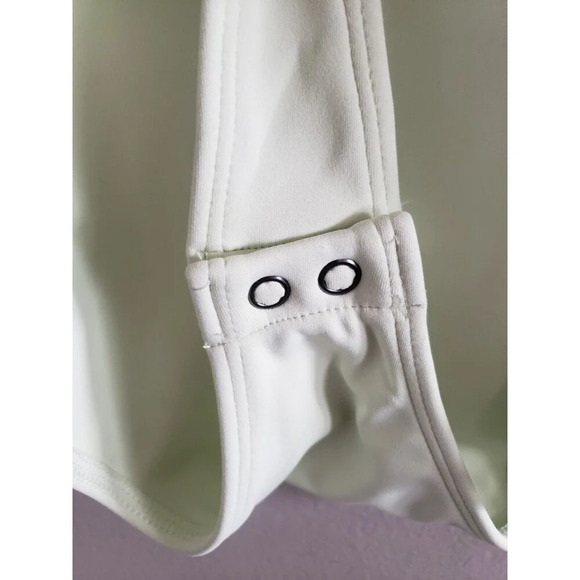 Express Bodysuit Women's XL Brightt Green Scoop Neck Thong NWT - Picture 5 of 7